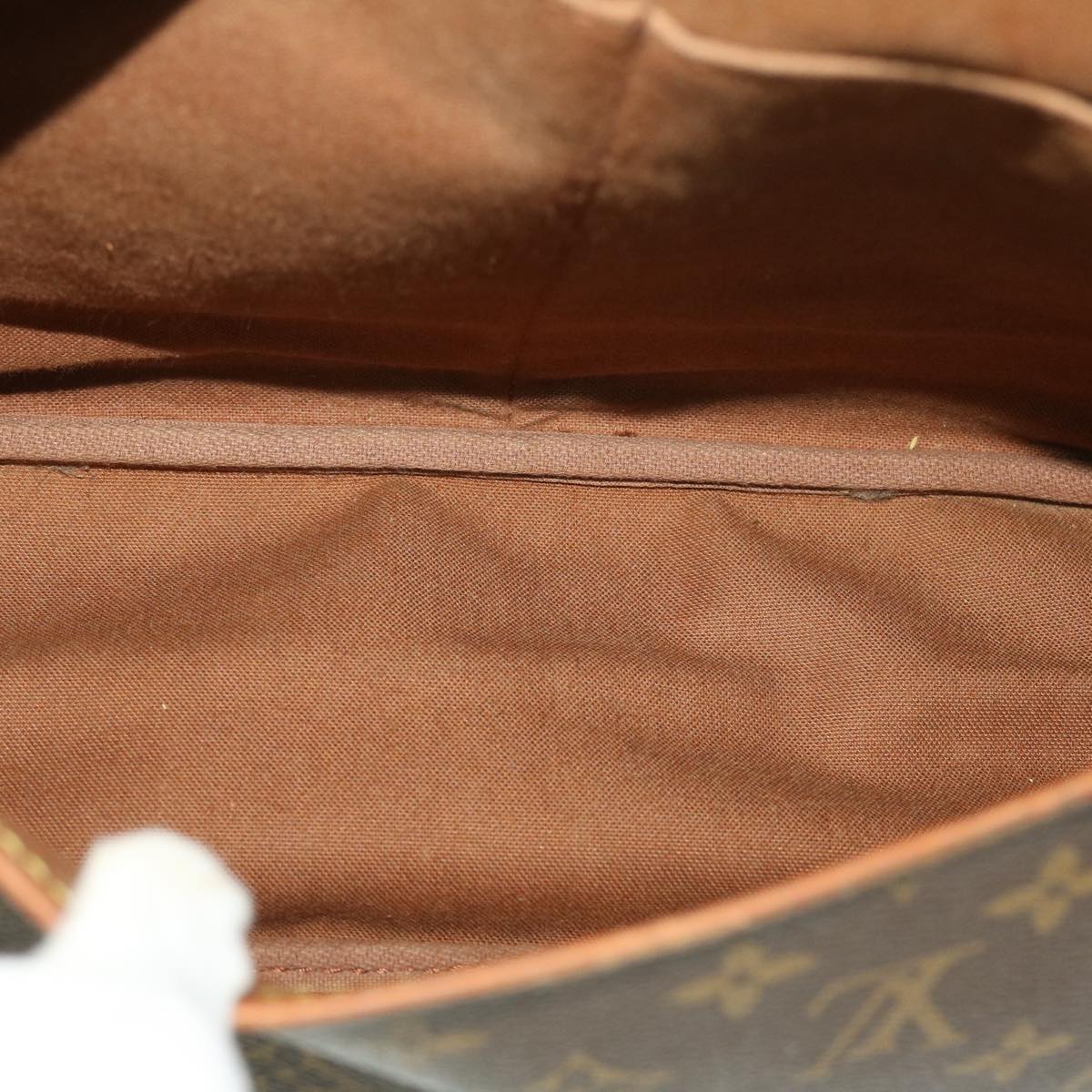 LOUIS VUITTON Monogram Saumur 35 Shoulder Bag M42254 LV bs5936