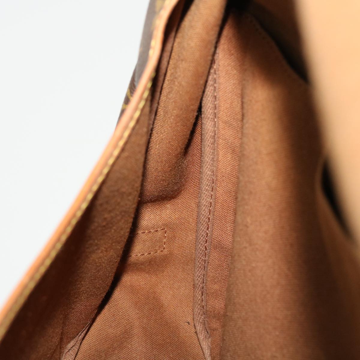 LOUIS VUITTON Monogram Saumur 35 Shoulder Bag M42254 LV bs5936