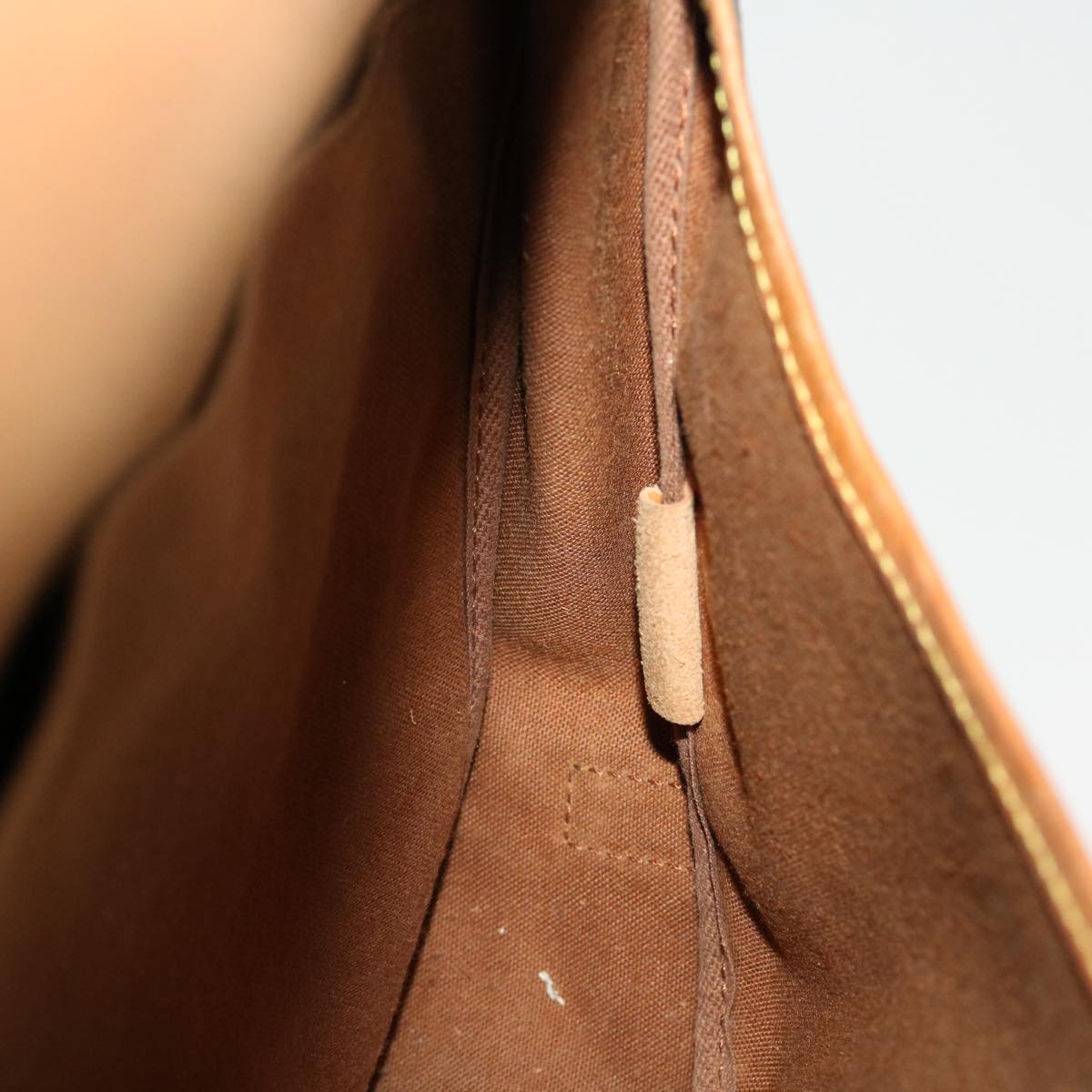 LOUIS VUITTON Monogram Saumur 35 Shoulder Bag M42254 LV bs5936