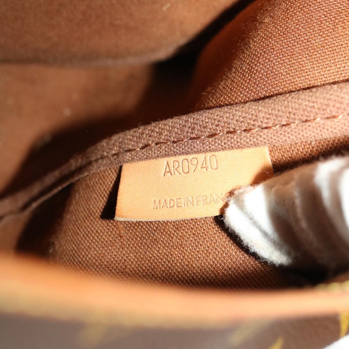 LOUIS VUITTON Monogram Saumur 35 Shoulder Bag M42254 LV bs5936