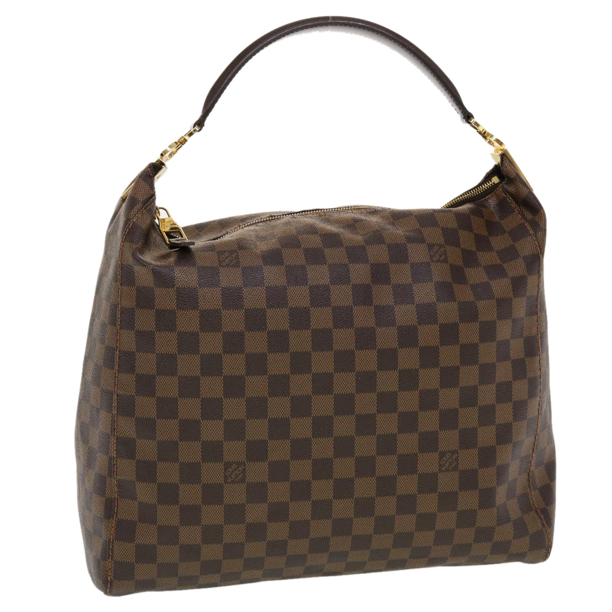LOUIS VUITTON Damier Ebene Porto Bellow GM Shoulder Bag N41185 LV bs5944