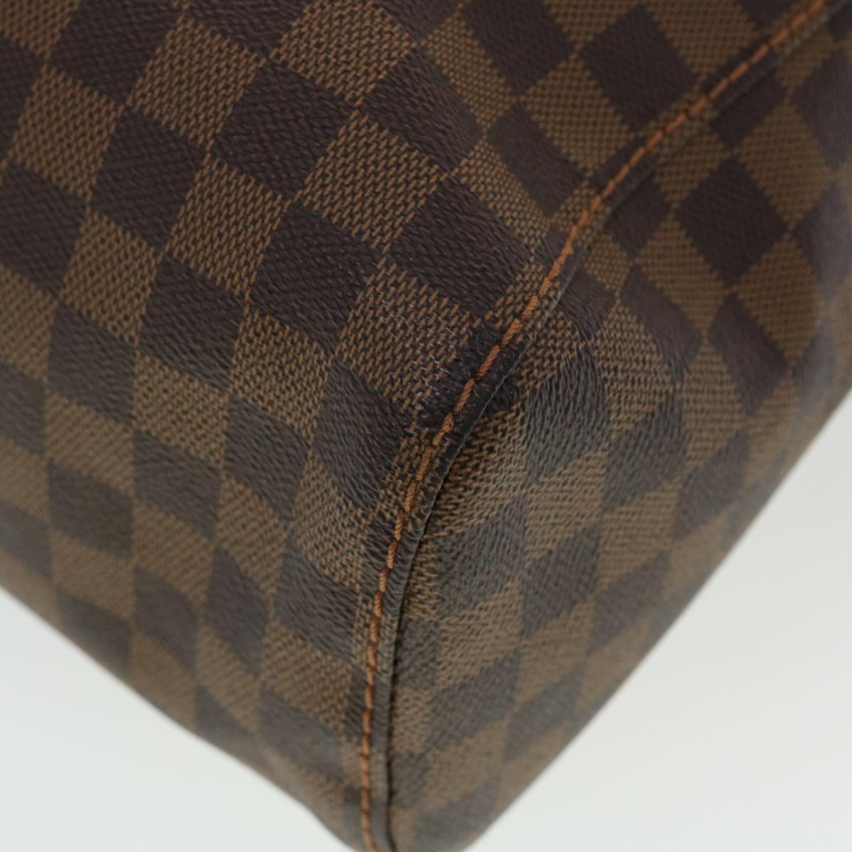 LOUIS VUITTON Damier Ebene Porto Bellow GM Shoulder Bag N41185 LV bs5944
