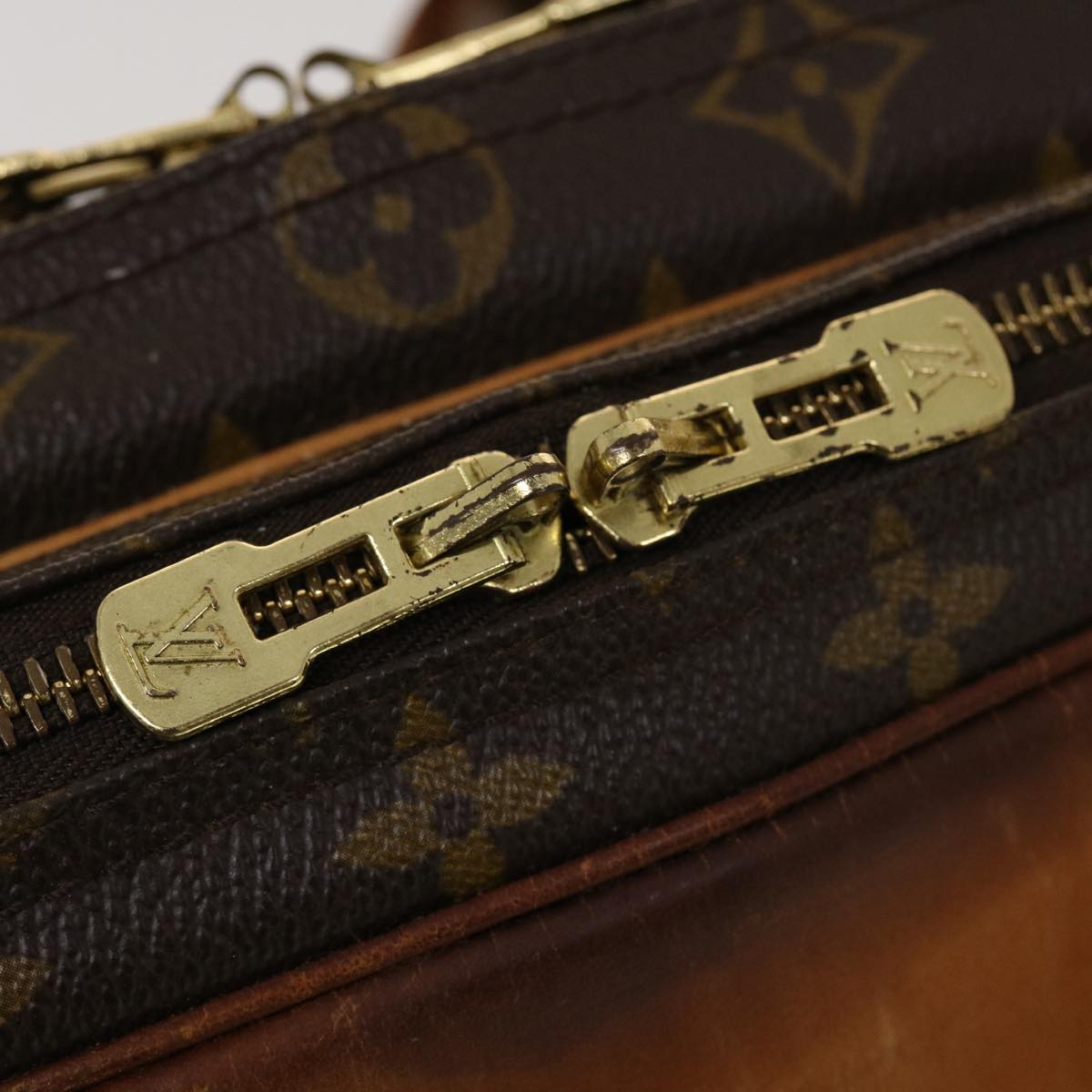 LOUIS VUITTON Monogram Alize 24H Travel Boston Bag M41399 LV bs5949