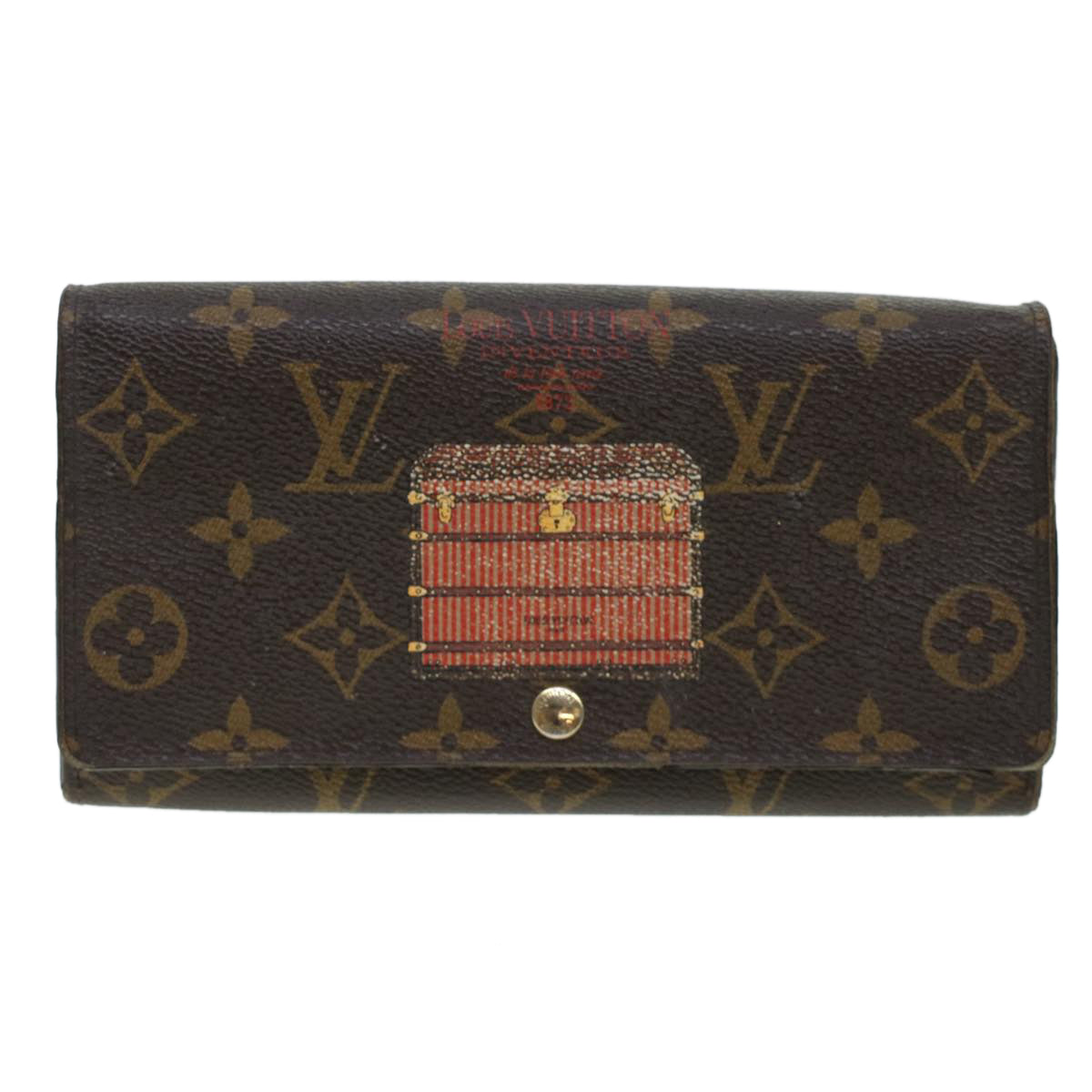 LOUIS VUITTON Monogram Long Wallet 2Set LV bs5965