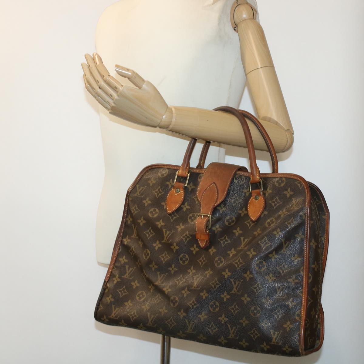 LOUIS VUITTON Monogram Rivoli Hand Bag M53380 LV bs6020