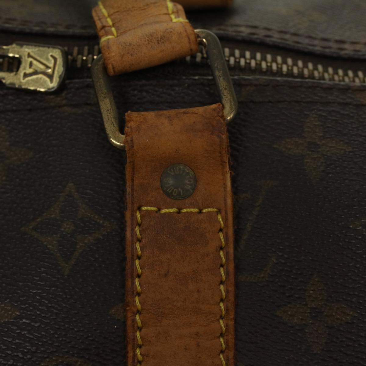LOUIS VUITTON Monogram Keepall 55 Boston Bag M41424 LV bs6023