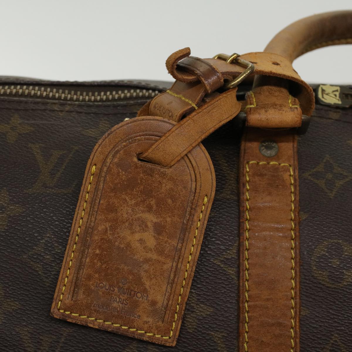 LOUIS VUITTON Monogram Keepall 55 Boston Bag M41424 LV bs6023