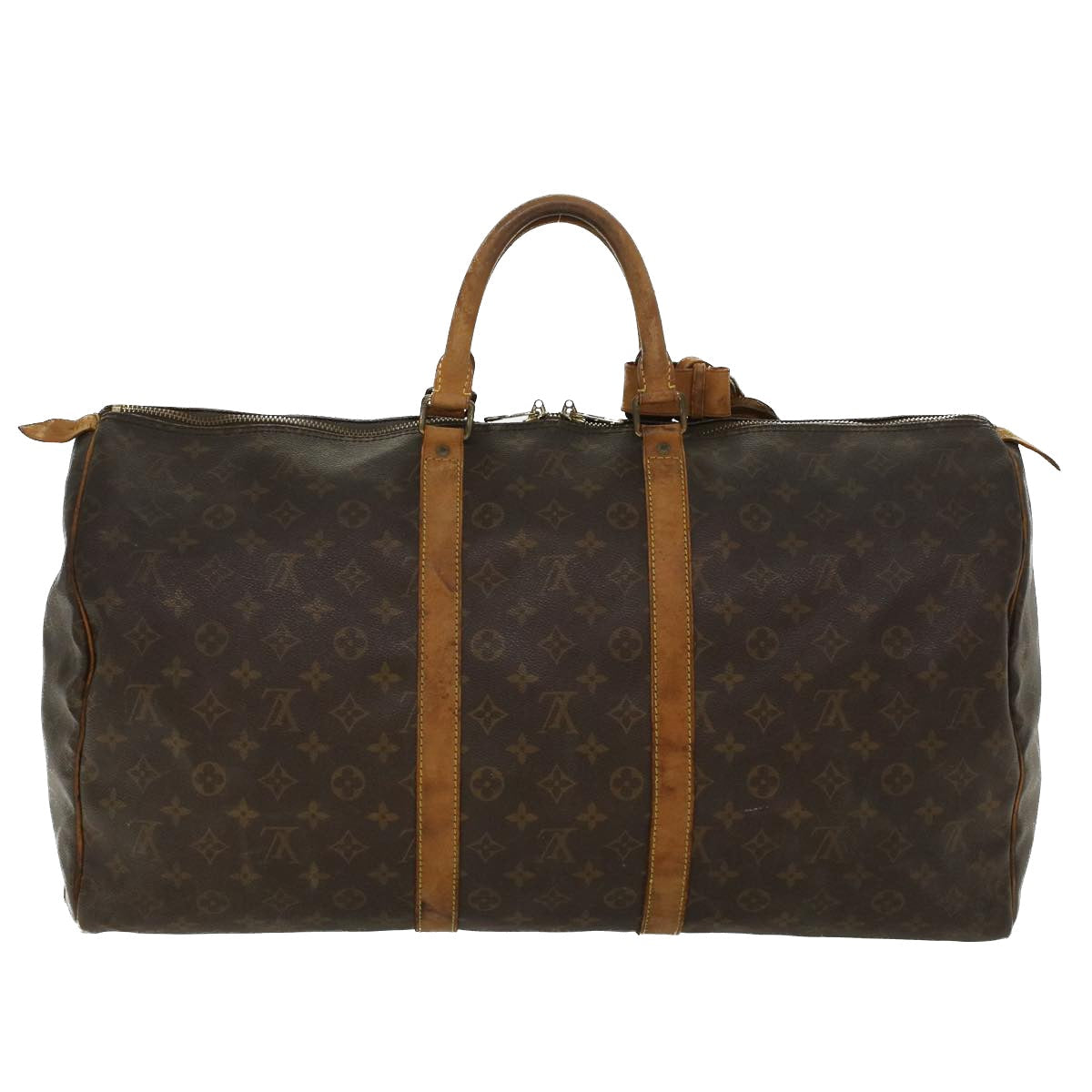 LOUIS VUITTON Monogram Keepall 55 Boston Bag M41424 LV bs6023