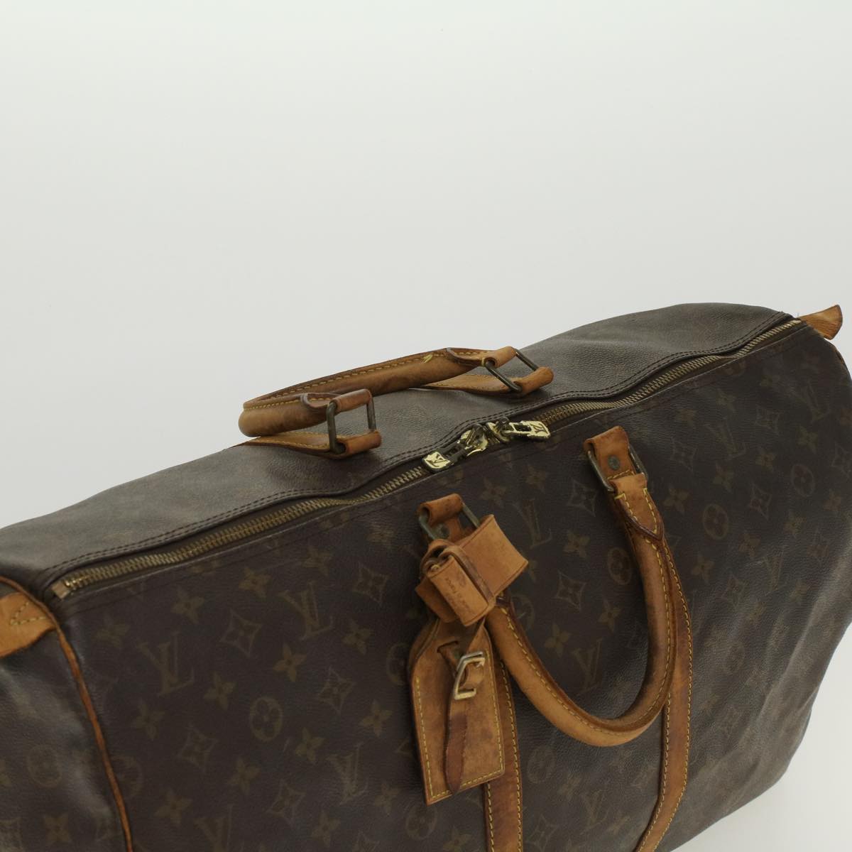 LOUIS VUITTON Monogram Keepall 55 Boston Bag M41424 LV bs6023