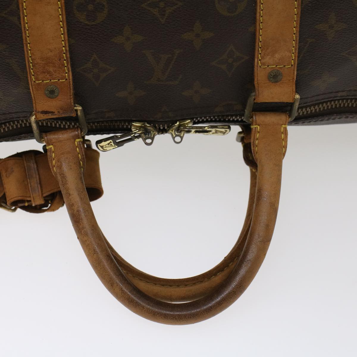 LOUIS VUITTON Monogram Keepall 55 Boston Bag M41424 LV bs6023