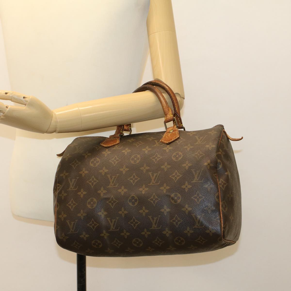 LOUIS VUITTON Monogram Speedy 30 Hand Bag M41526 LV bs6025