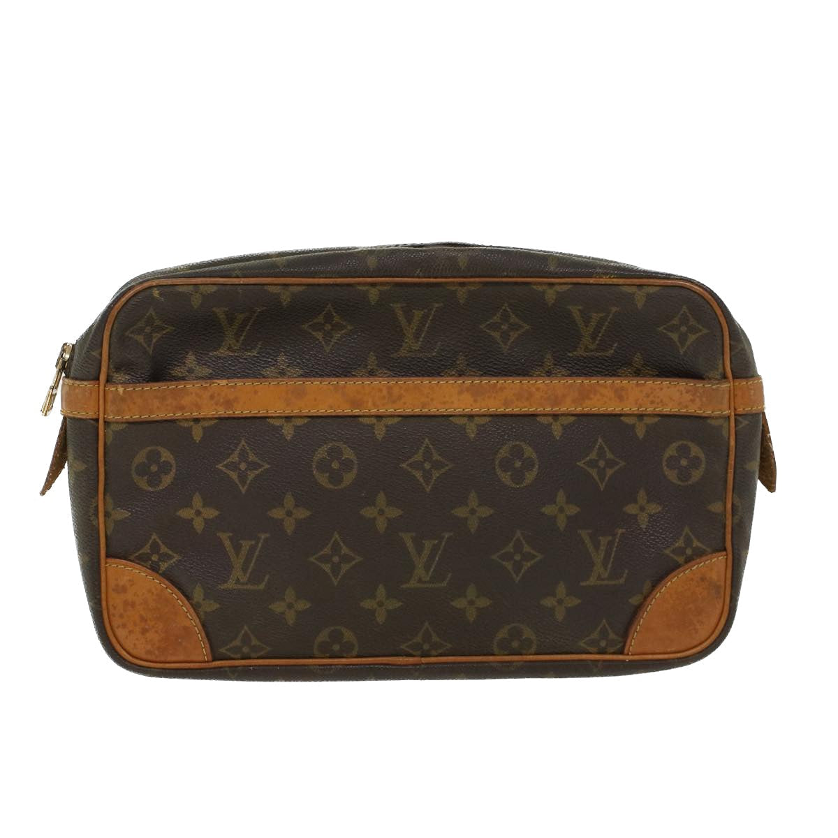 LOUIS VUITTON Monogram Compiegne 28 Clutch Bag M51845 LV bs6029