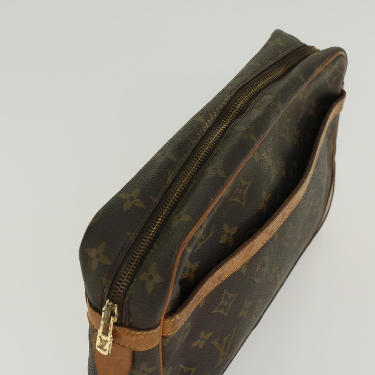 LOUIS VUITTON Monogram Compiegne 28 Clutch Bag M51845 LV bs6029