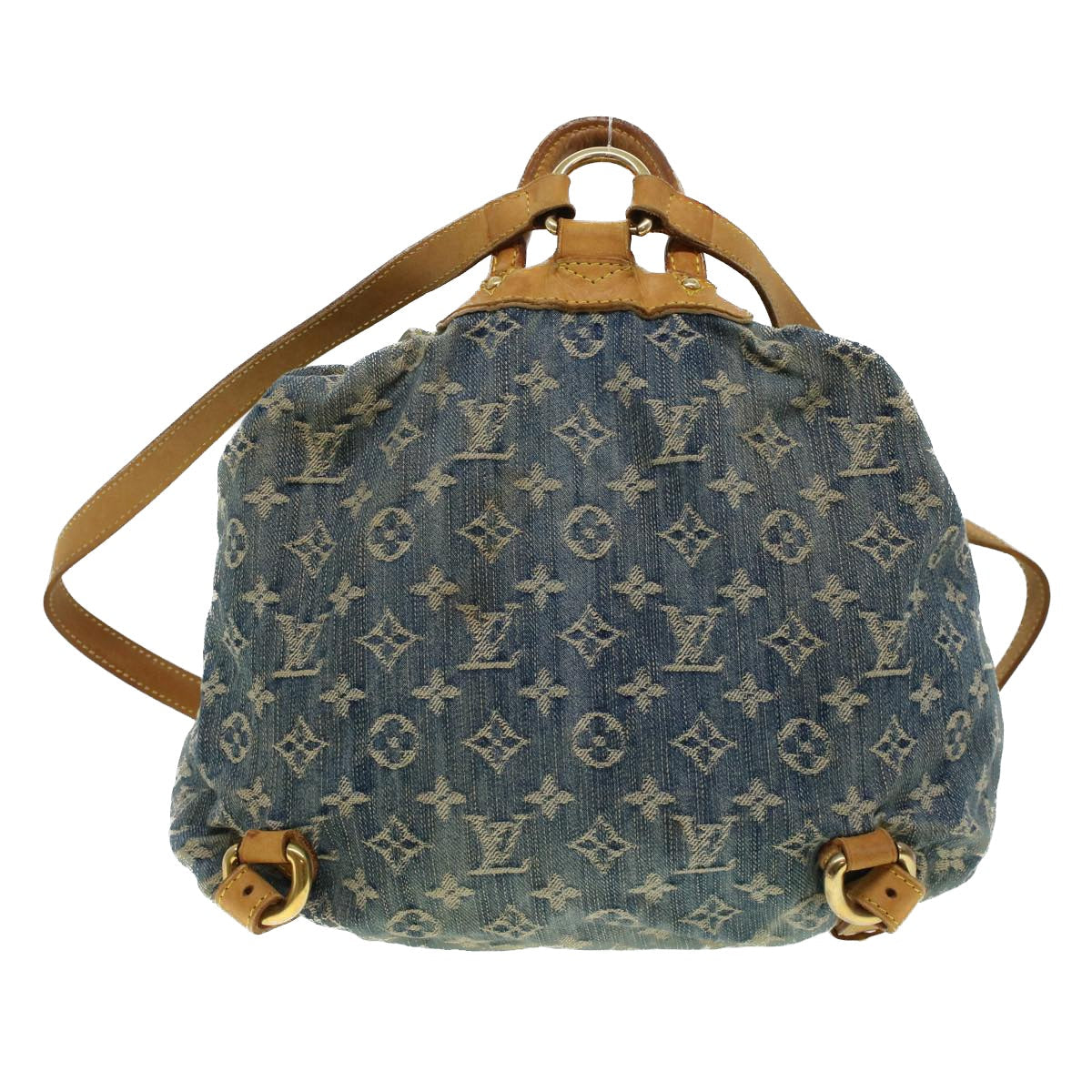 LOUIS VUITTON Monogram Denim Sac A Dos GM Backpack Blue M95056 LV bs6037