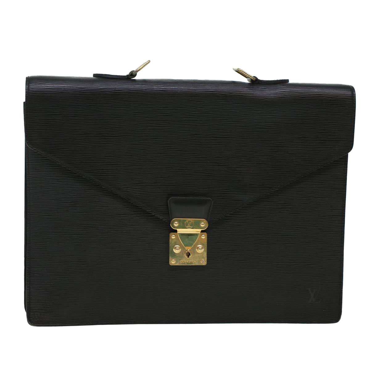 LOUIS VUITTON Epi Serviette Conseiller Briefcase Black M54422 LV bs6042