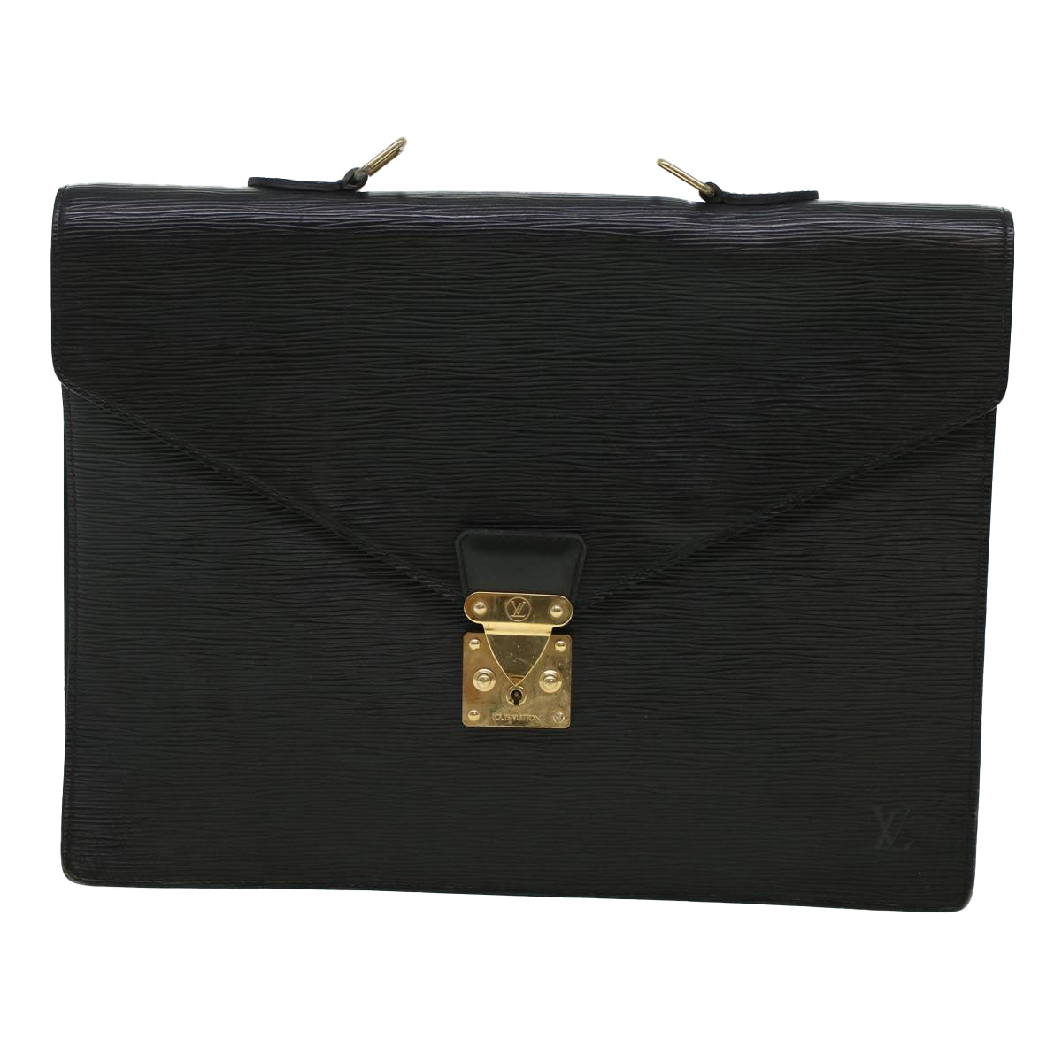 LOUIS VUITTON Epi Serviette Conseiller Briefcase Black M54422 LV bs6042