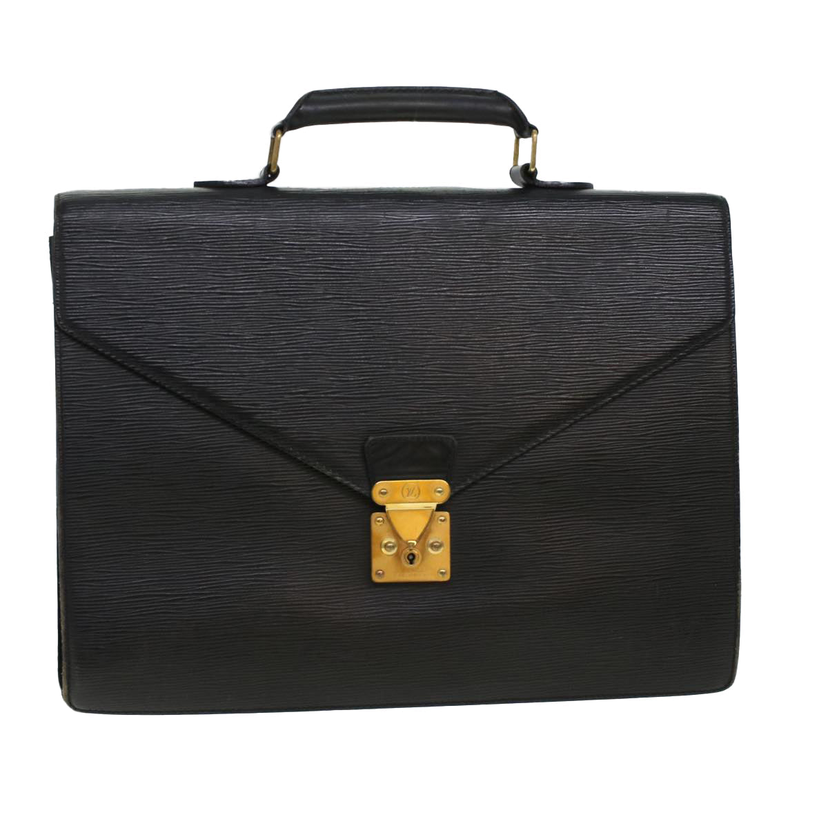 LOUIS VUITTON Epi Serviette Conseiller Briefcase Black M54422 LV bs6043