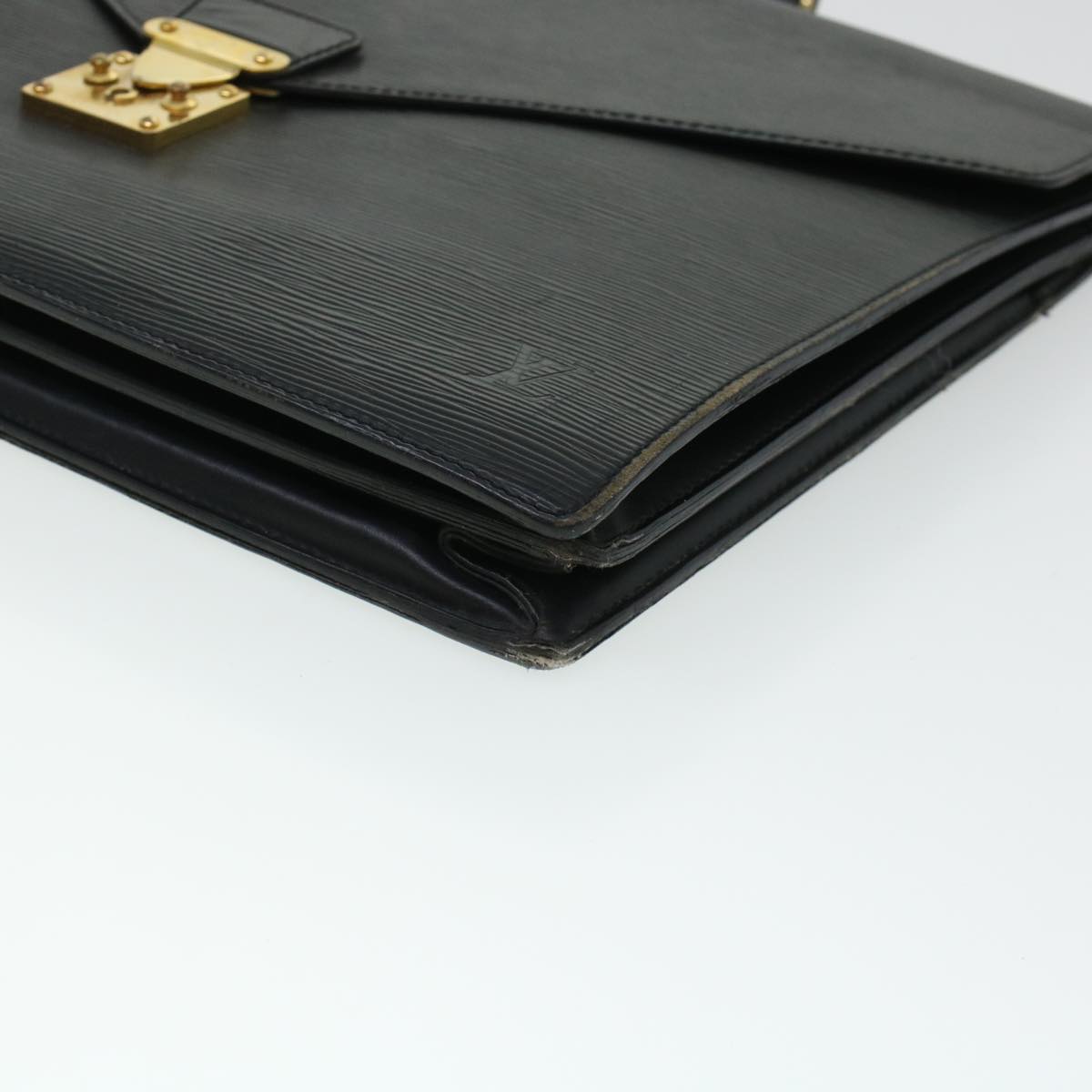 LOUIS VUITTON Epi Serviette Conseiller Briefcase Black M54422 LV bs6043