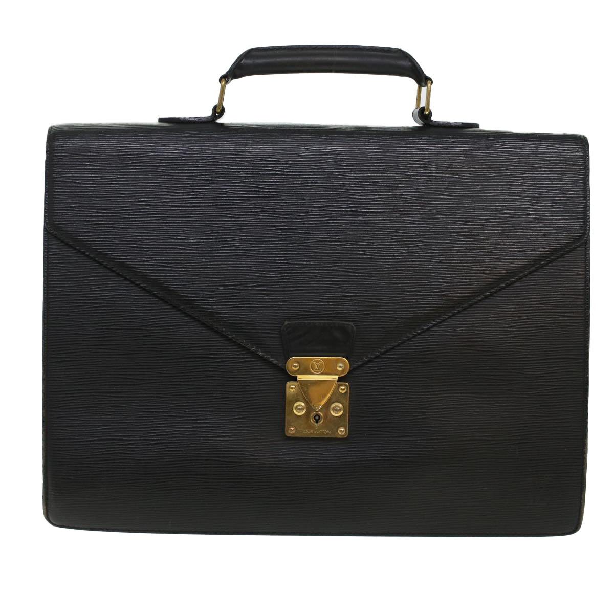 LOUIS VUITTON Epi Serviette Conseiller Briefcase Black M54422 LV bs6043