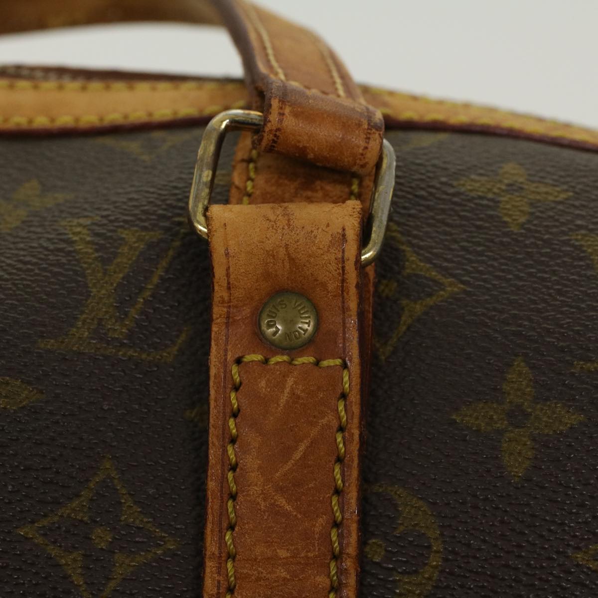 LOUIS VUITTON Monogram Sac Souple 35 Boston Bag M41626 LV bs6085