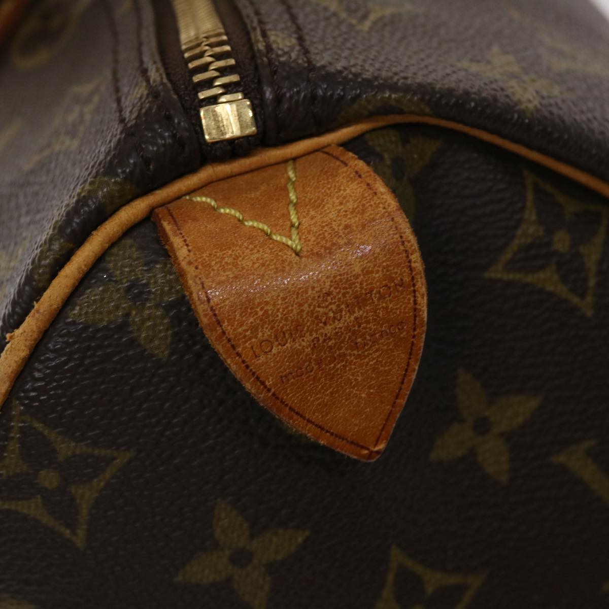 LOUIS VUITTON Monogram Speedy 30 Hand Bag M41526 LV bs6087