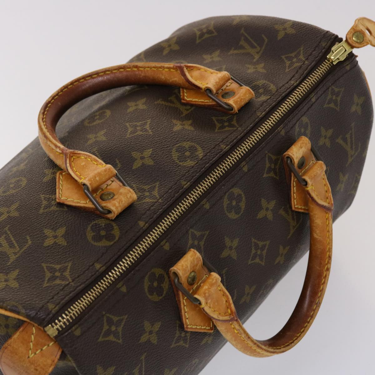 LOUIS VUITTON Monogram Speedy 30 Hand Bag M41526 LV bs6087