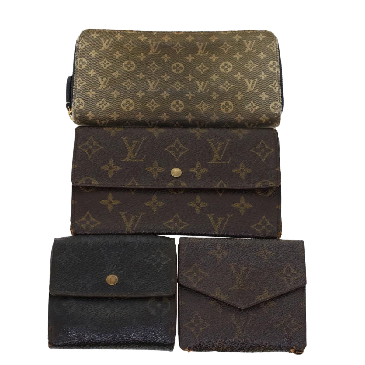LOUIS VUITTON Monogram Monogram Mini Wallet 4Set Khaki LV bs6094