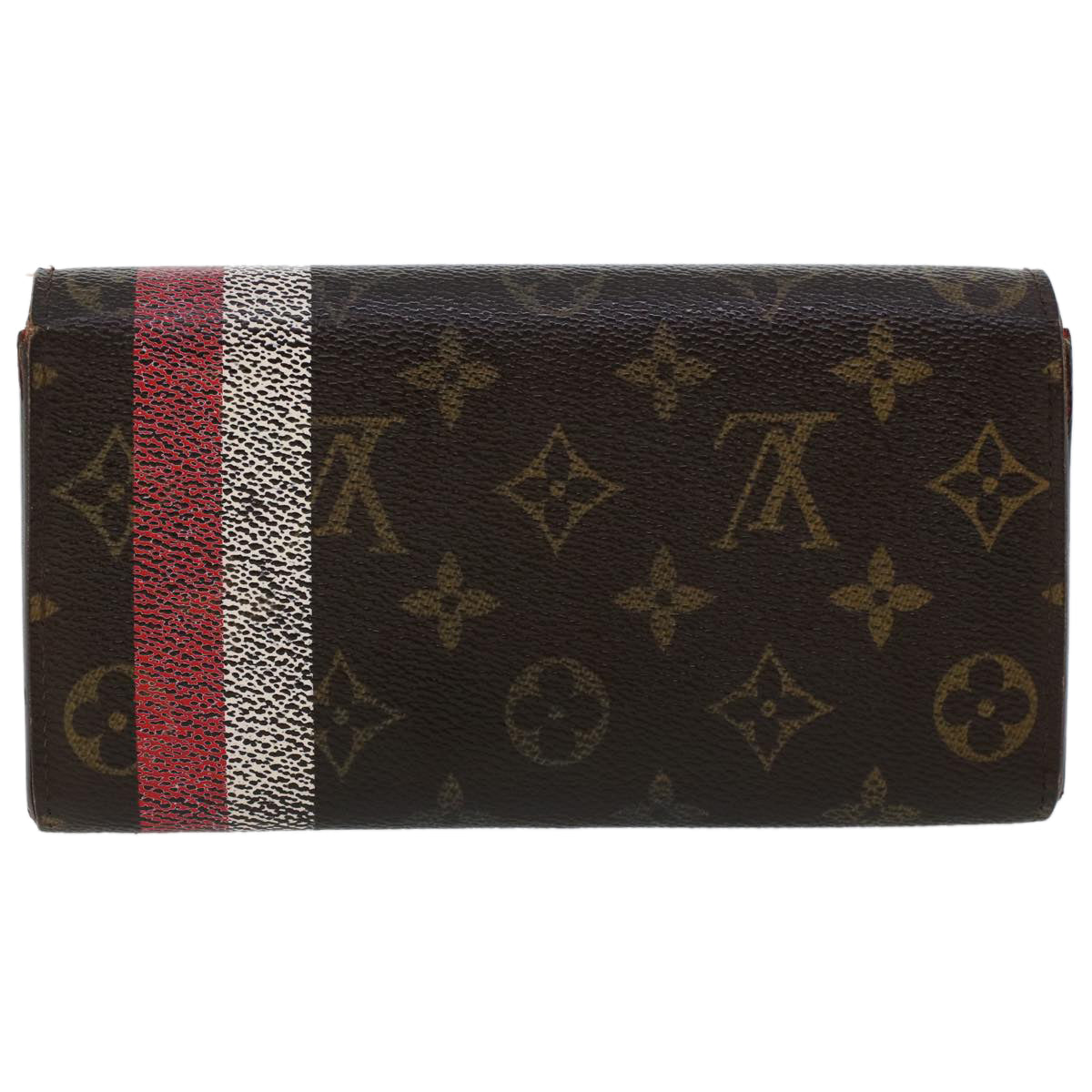 LOUIS VUITTON Monogram Groom Portefeiulle Sarah Long Wallet M60034 bs6106