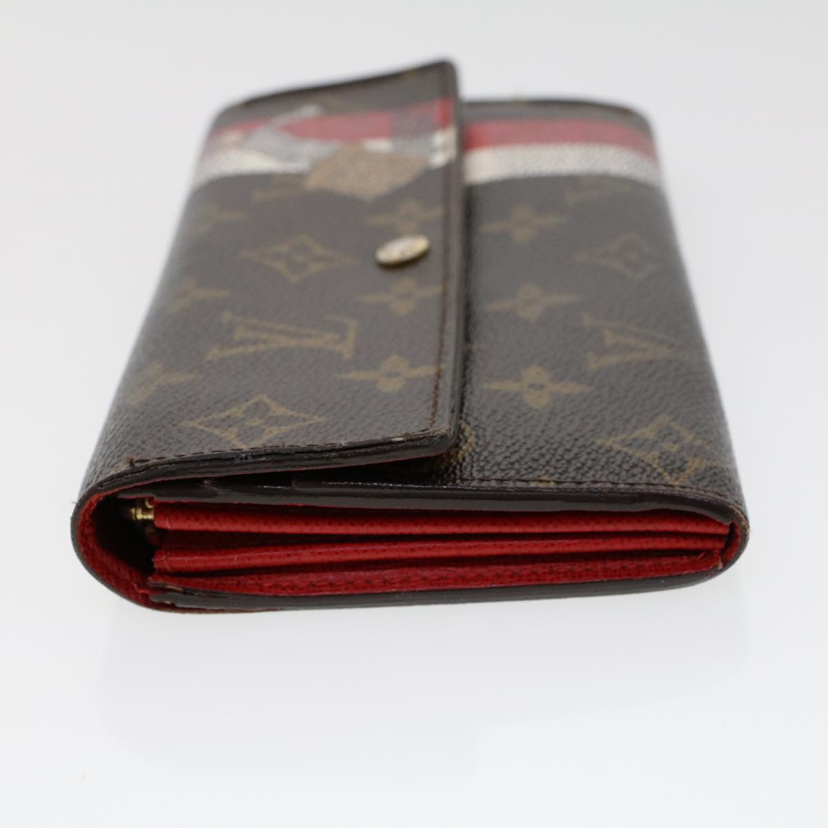 LOUIS VUITTON Monogram Groom Portefeiulle Sarah Long Wallet M60034 bs6106