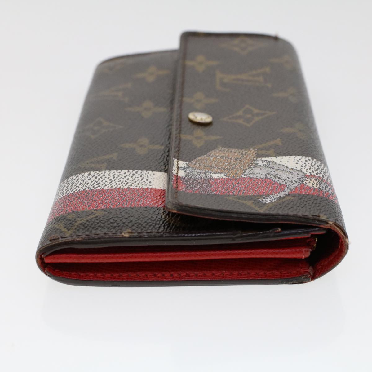 LOUIS VUITTON Monogram Groom Portefeiulle Sarah Long Wallet M60034 bs6106