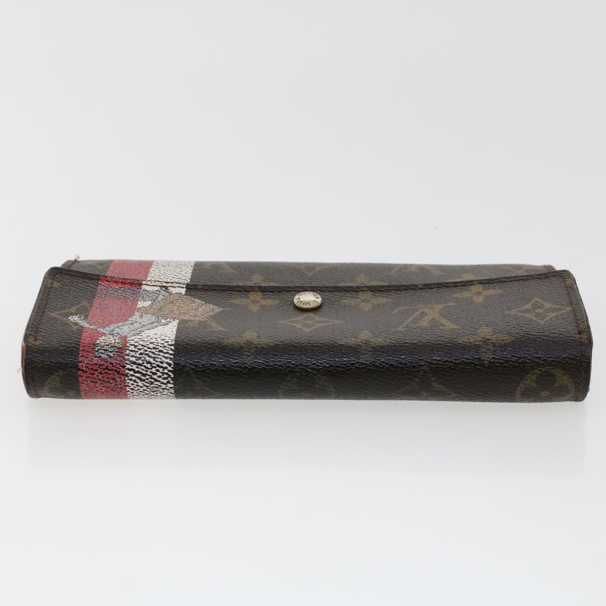 LOUIS VUITTON Monogram Groom Portefeiulle Sarah Long Wallet M60034 bs6106