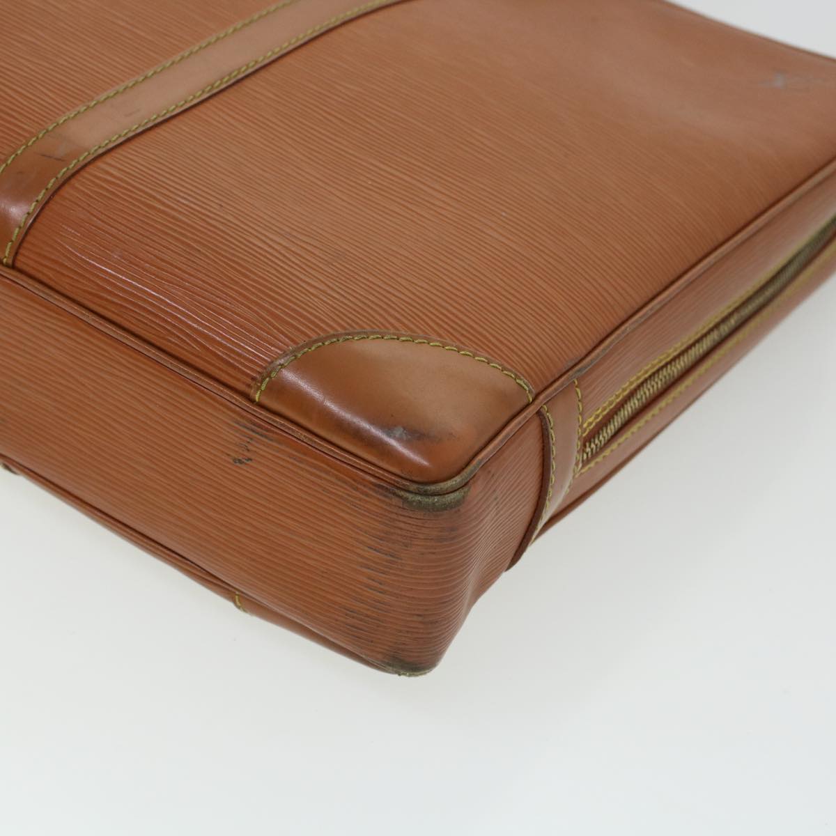 LOUIS VUITTON Epi Porte Documents Voyage Business Bag Brown M54478 bs6114