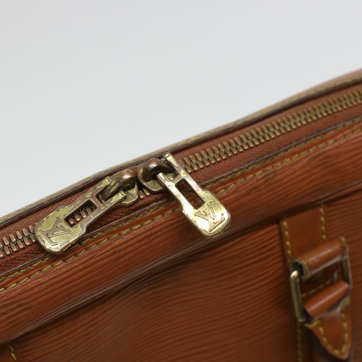 LOUIS VUITTON Epi Porte Documents Voyage Business Bag Brown M54478 bs6114