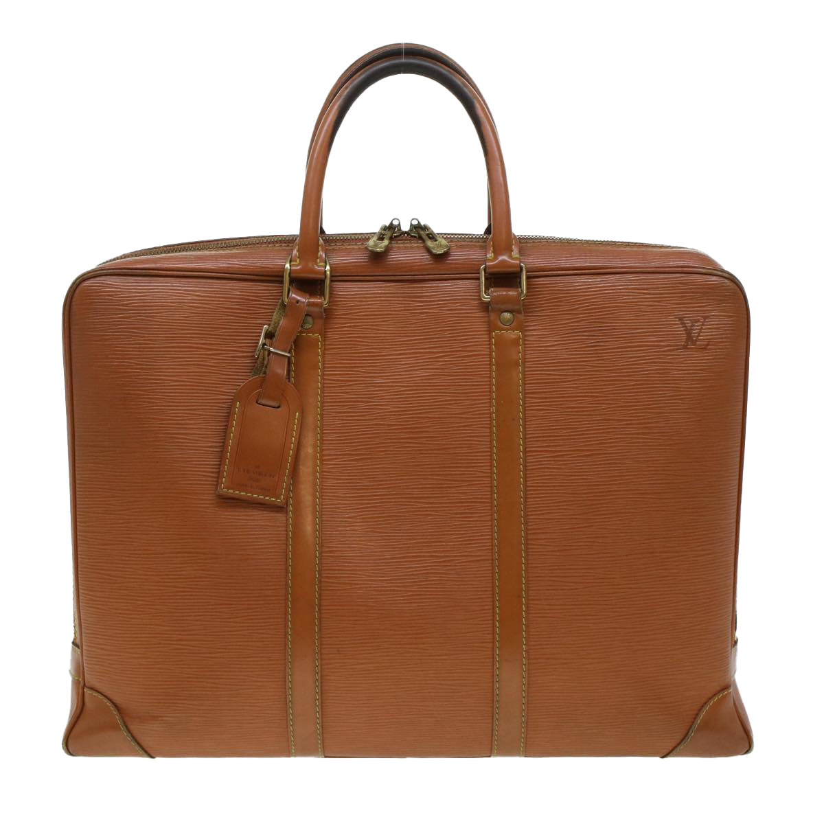 LOUIS VUITTON Epi Porte Documents Voyage Business Bag Brown M54478 bs6114