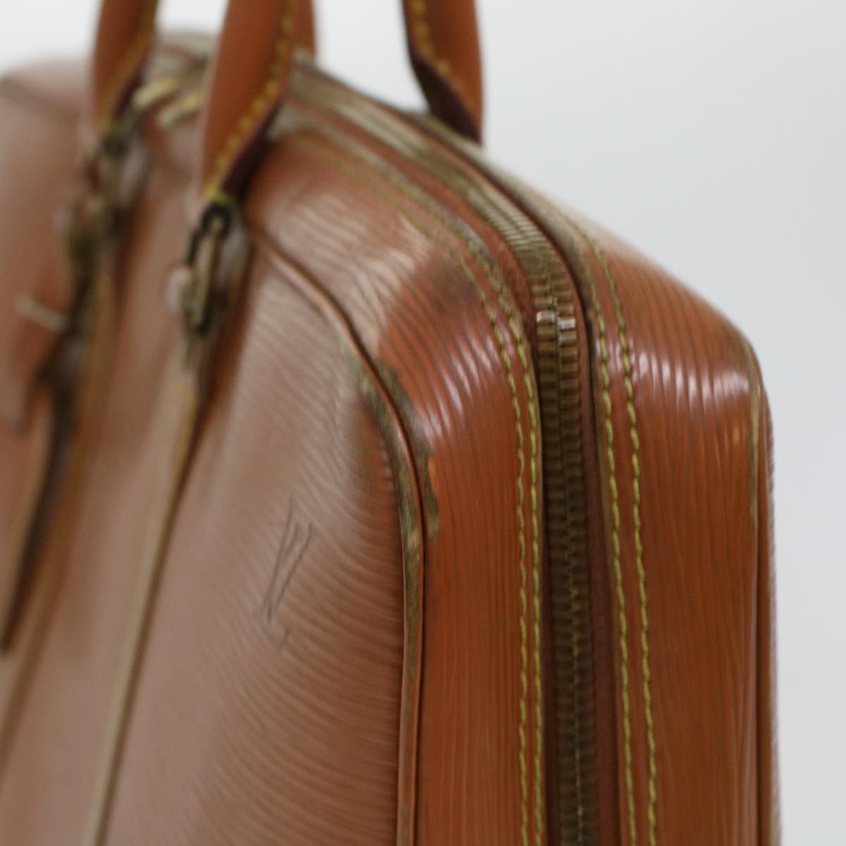 LOUIS VUITTON Epi Porte Documents Voyage Business Bag Brown M54478 bs6114