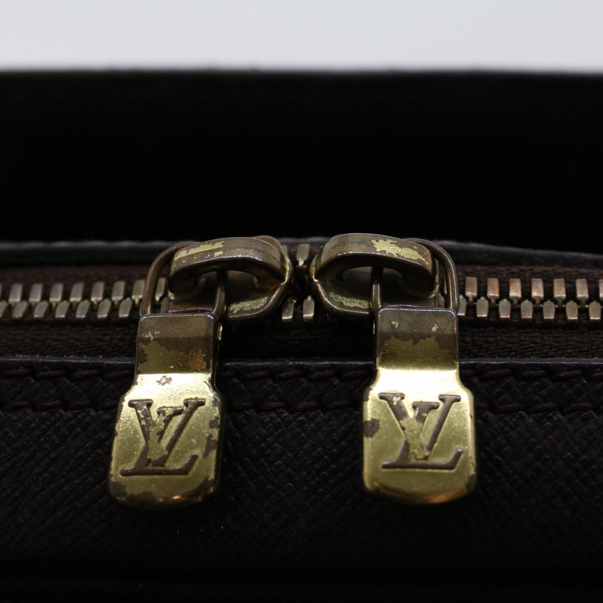 LOUIS VUITTON Damier Ebene Triana Hand Bag N51155 LV bs6136