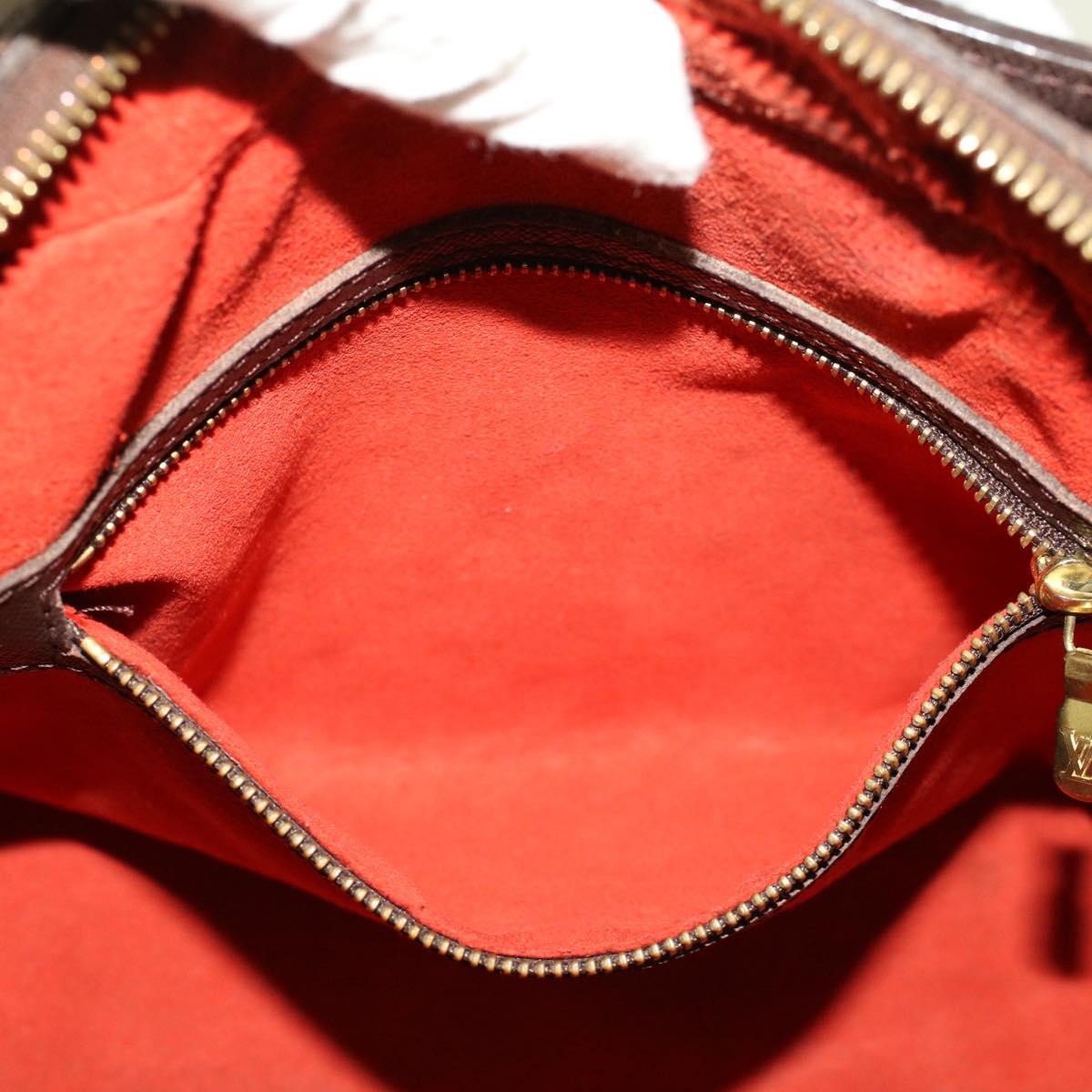 LOUIS VUITTON Damier Ebene Triana Hand Bag N51155 LV bs6136