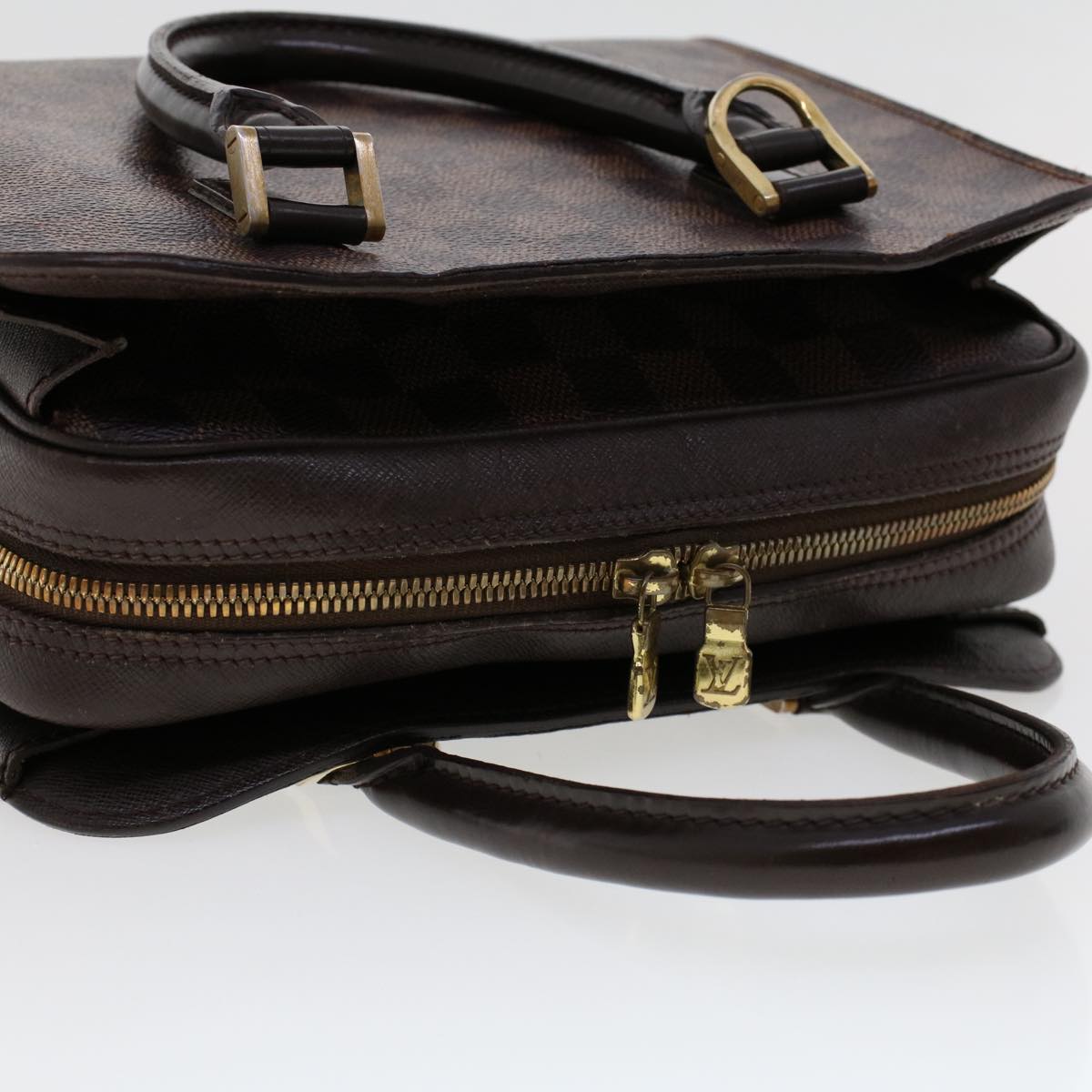 LOUIS VUITTON Damier Ebene Triana Hand Bag N51155 LV bs6136