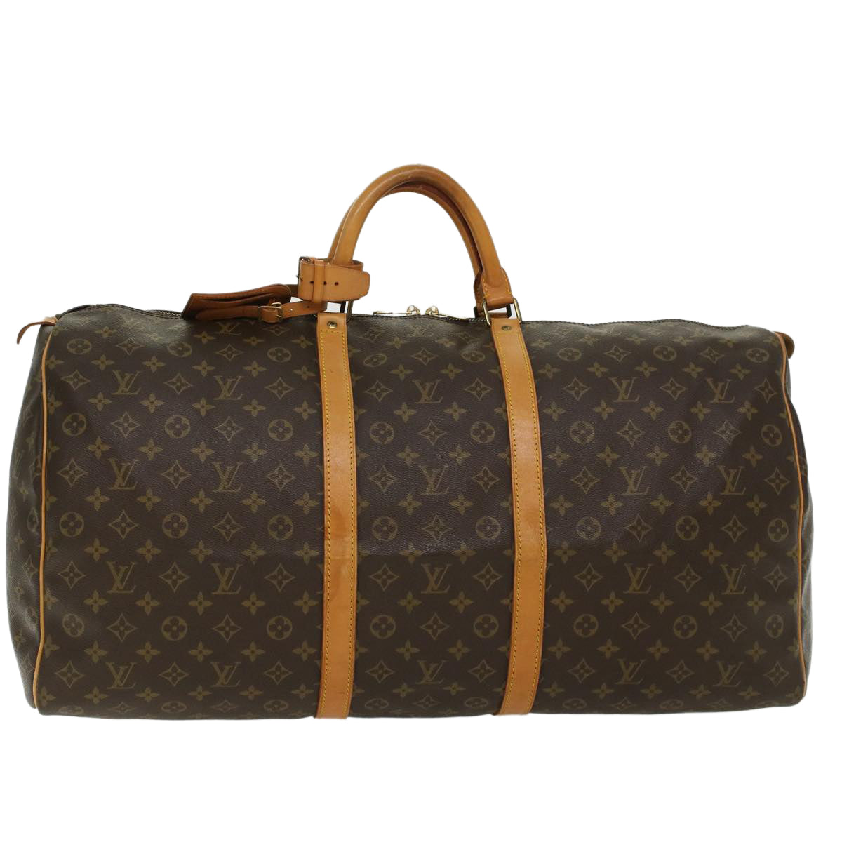 LOUIS VUITTON Monogram Keepall 60 Boston Bag M41422 LV bs6143