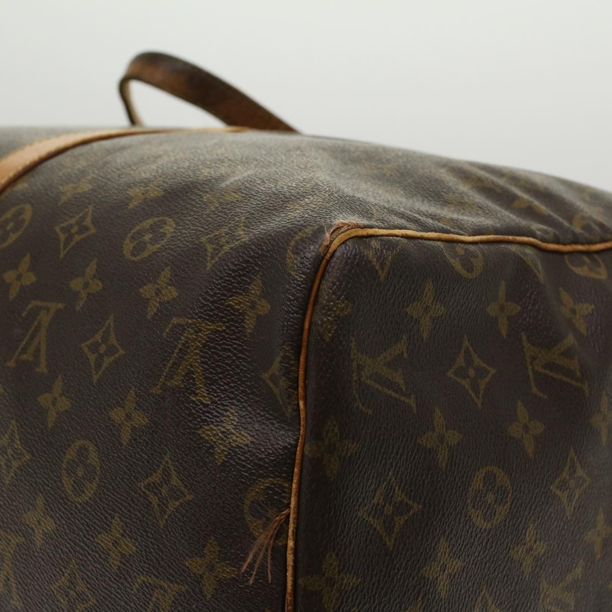 LOUIS VUITTON Monogram Sac Souple 55 Boston Bag M41622 LV bs6144