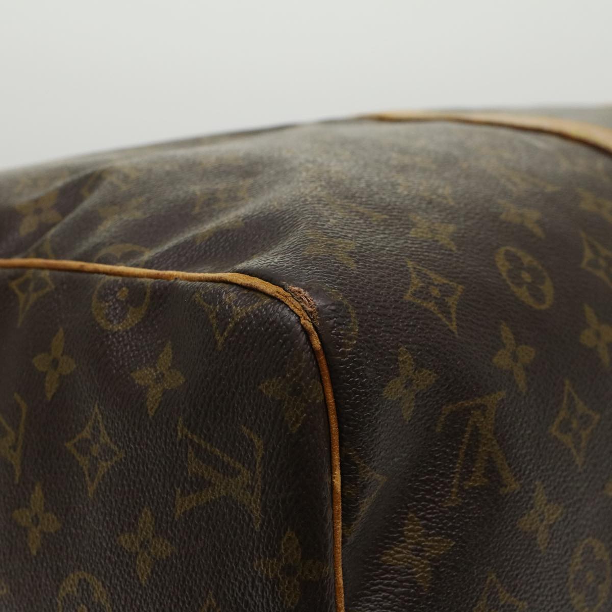 LOUIS VUITTON Monogram Sac Souple 55 Boston Bag M41622 LV bs6144