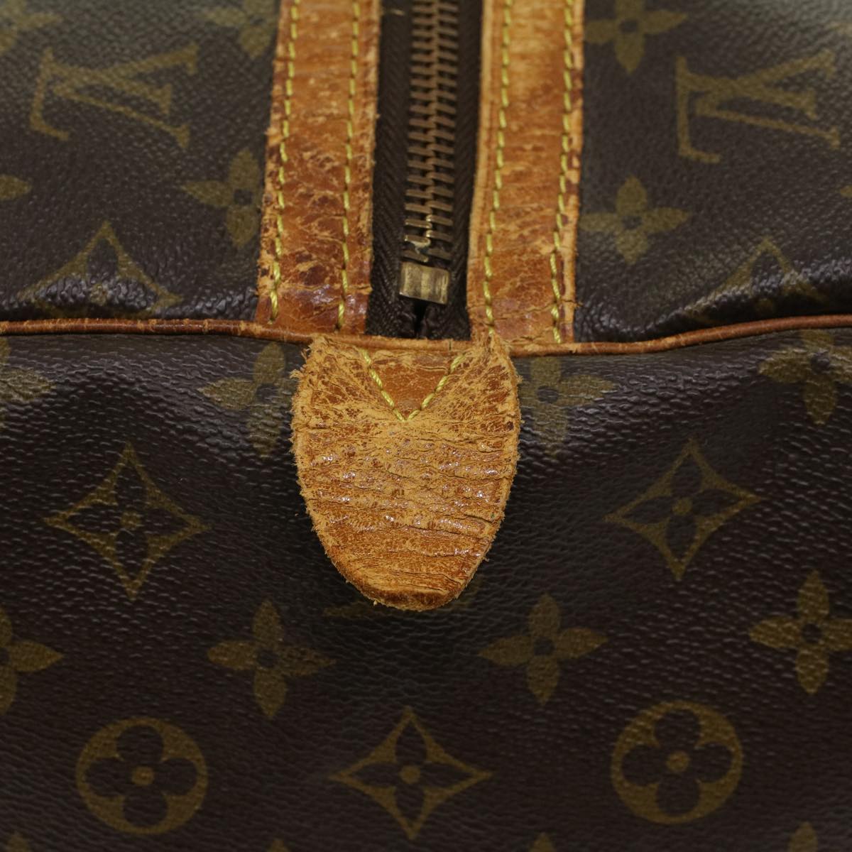 LOUIS VUITTON Monogram Sac Souple 55 Boston Bag M41622 LV bs6144