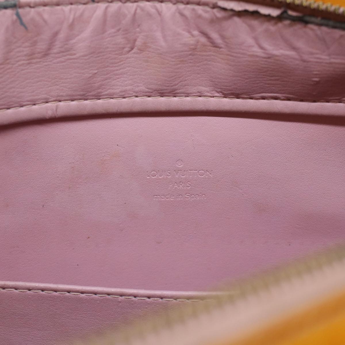 LOUIS VUITTON Vernis Columbus Tote Bag Marshmallow Pink M91032 LV bs6146