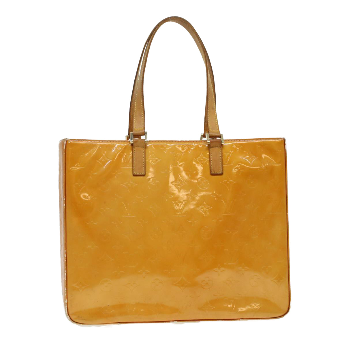 LOUIS VUITTON Vernis Columbus Tote Bag Marshmallow Pink M91032 LV bs6146