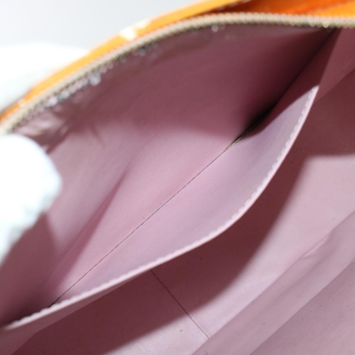 LOUIS VUITTON Vernis Columbus Tote Bag Marshmallow Pink M91032 LV bs6146