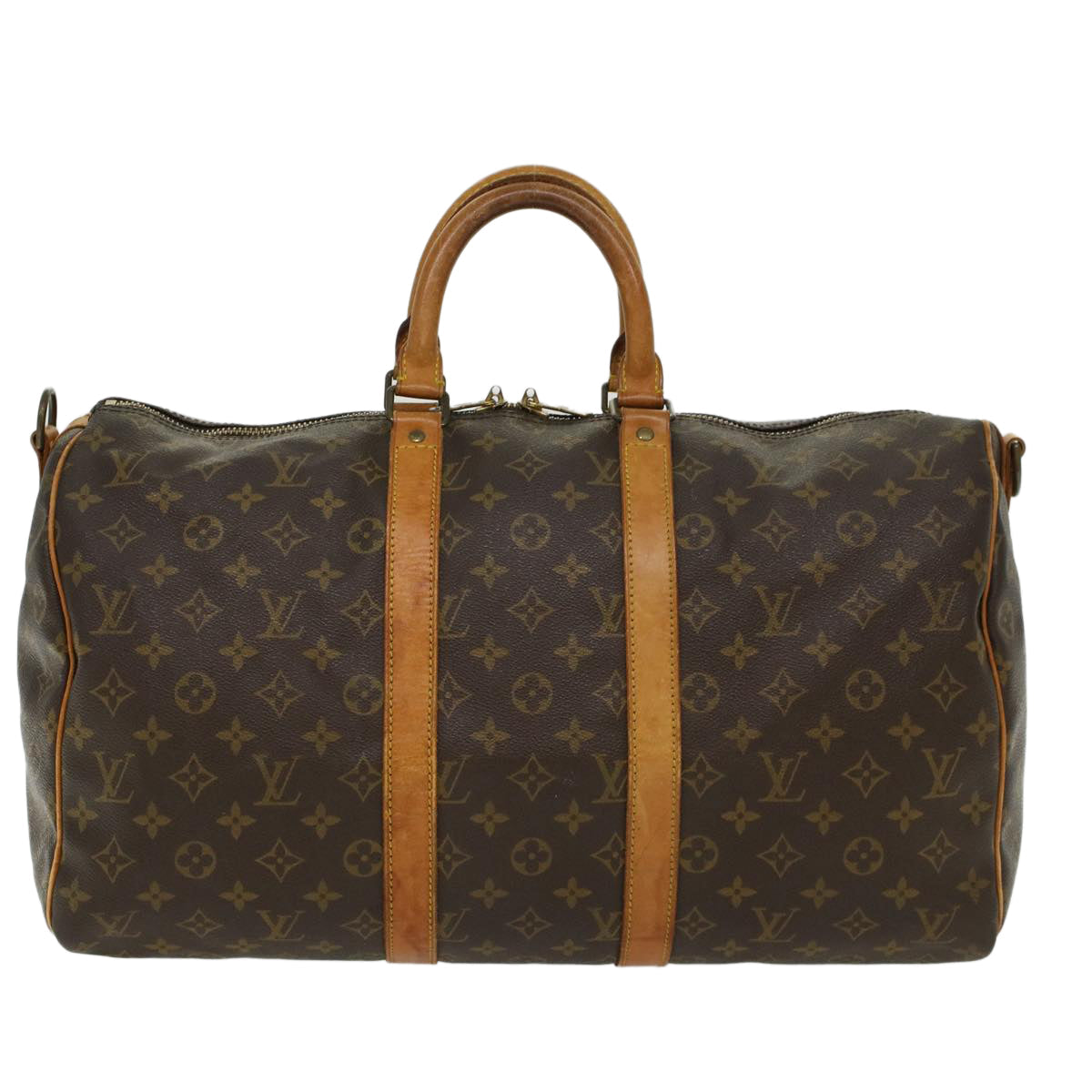 LOUIS VUITTON Monogram Keepall Bandouliere 45 Boston Bag M41418 LV bs6216