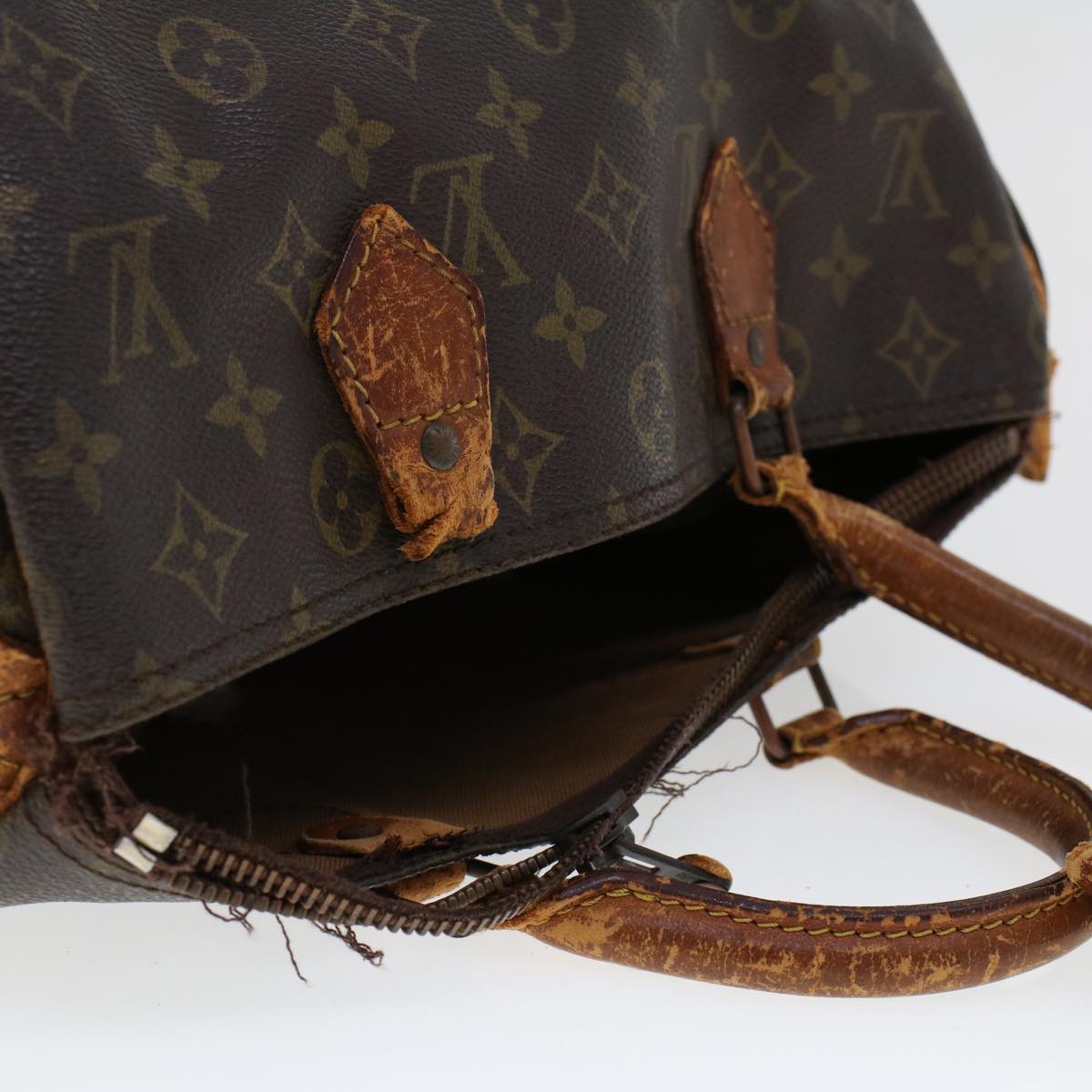 LOUIS VUITTON Monogram Speedy 30 Hand Bag M41526 LV bs6219