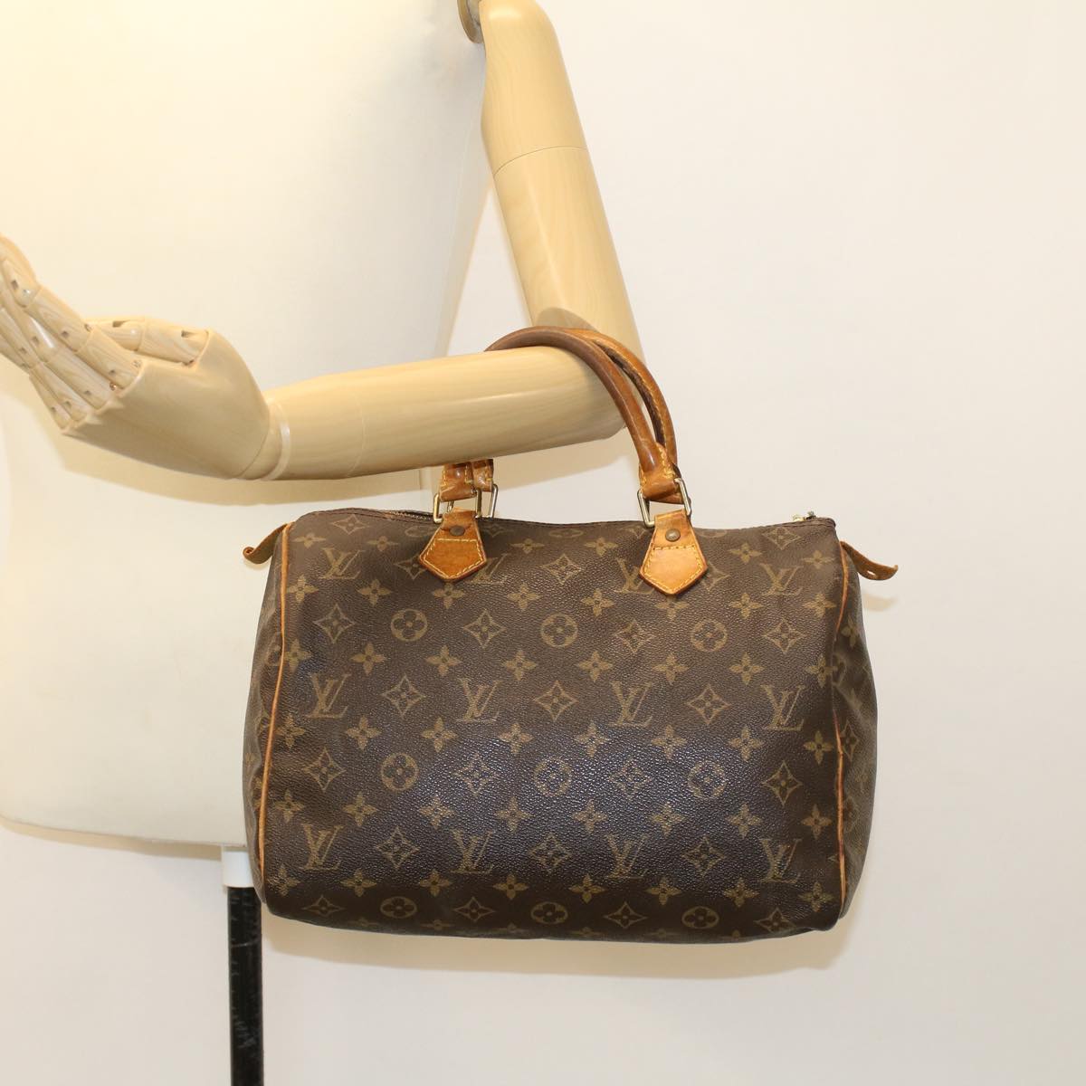 LOUIS VUITTON Monogram Speedy 30 Hand Bag M41526 LV bs6220