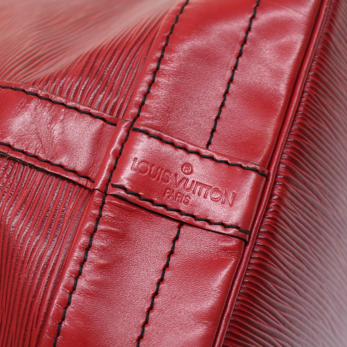 LOUIS VUITTON Epi Noe Shoulder Bag Red M44007 LV bs6243