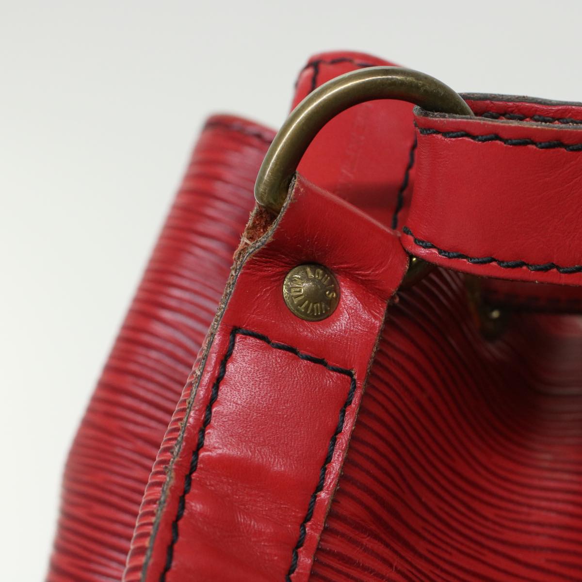 LOUIS VUITTON Epi Noe Shoulder Bag Red M44007 LV bs6243